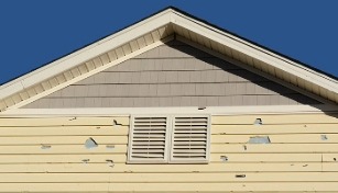 Hail damage to a Colorado home's roof after a storm