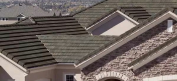 Tile roofing on a Colorado residential home