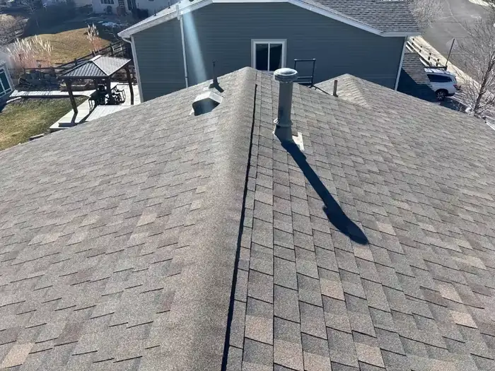 completed roof replacement on a denver-area home by ecoshield exteriors
